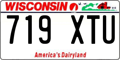WI license plate 719XTU