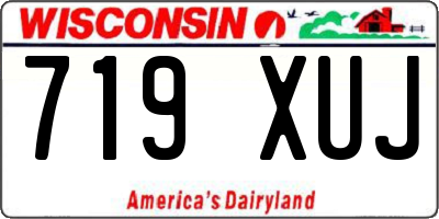 WI license plate 719XUJ