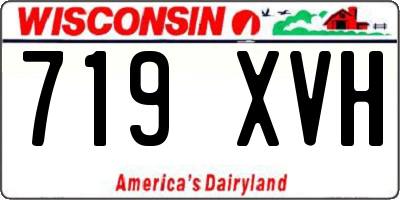 WI license plate 719XVH