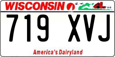 WI license plate 719XVJ