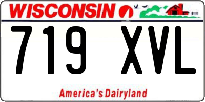 WI license plate 719XVL