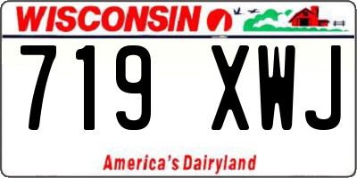 WI license plate 719XWJ