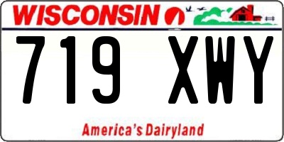 WI license plate 719XWY