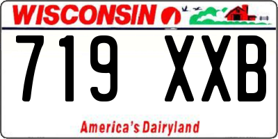 WI license plate 719XXB