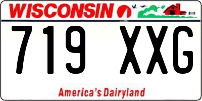 WI license plate 719XXG