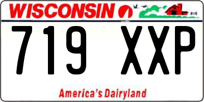 WI license plate 719XXP