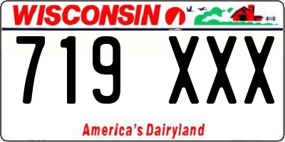 WI license plate 719XXX
