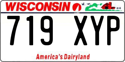 WI license plate 719XYP