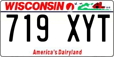 WI license plate 719XYT
