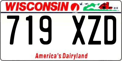 WI license plate 719XZD