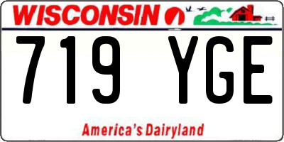 WI license plate 719YGE