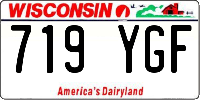 WI license plate 719YGF