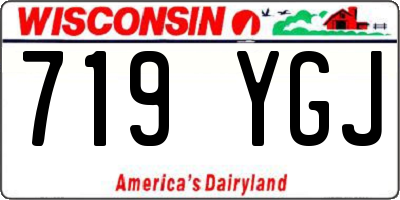 WI license plate 719YGJ