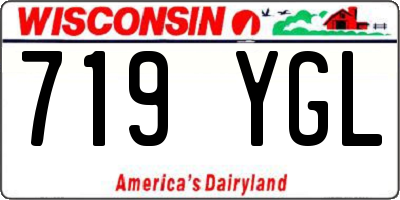 WI license plate 719YGL
