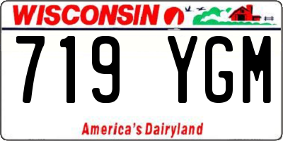 WI license plate 719YGM