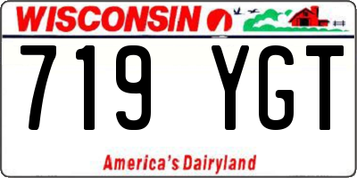 WI license plate 719YGT