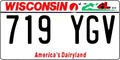 WI license plate 719YGV