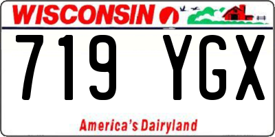 WI license plate 719YGX