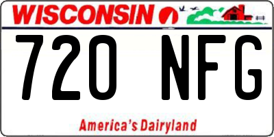 WI license plate 720NFG
