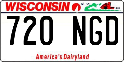 WI license plate 720NGD