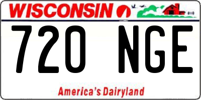 WI license plate 720NGE