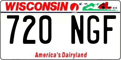 WI license plate 720NGF