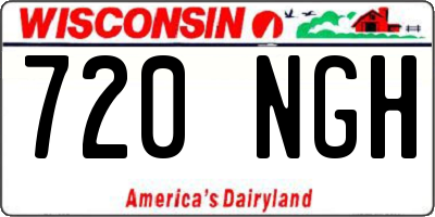 WI license plate 720NGH