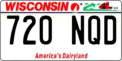 WI license plate 720NQD
