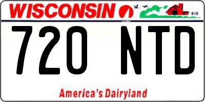 WI license plate 720NTD
