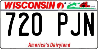 WI license plate 720PJN