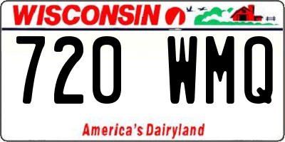 WI license plate 720WMQ