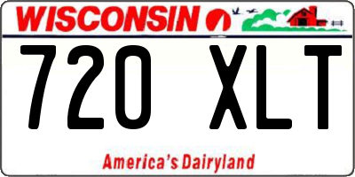 WI license plate 720XLT