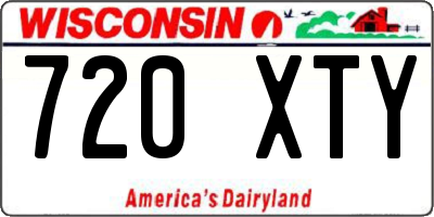 WI license plate 720XTY