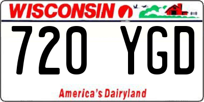 WI license plate 720YGD