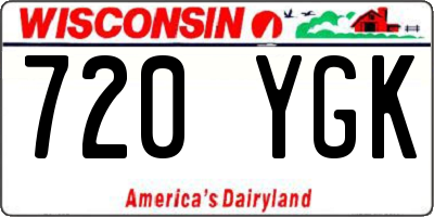 WI license plate 720YGK