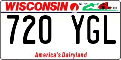 WI license plate 720YGL