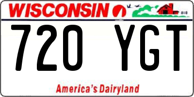 WI license plate 720YGT