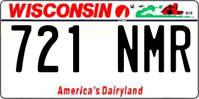 WI license plate 721NMR
