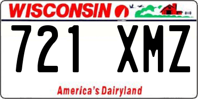WI license plate 721XMZ