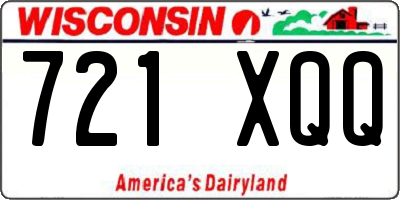 WI license plate 721XQQ