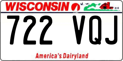 WI license plate 722VQJ