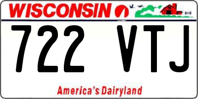 WI license plate 722VTJ