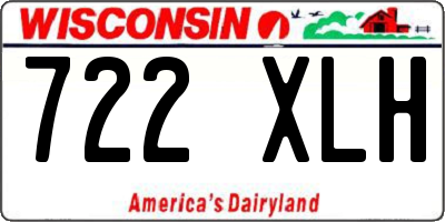 WI license plate 722XLH