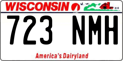 WI license plate 723NMH