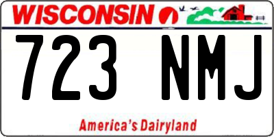 WI license plate 723NMJ