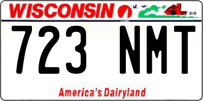 WI license plate 723NMT
