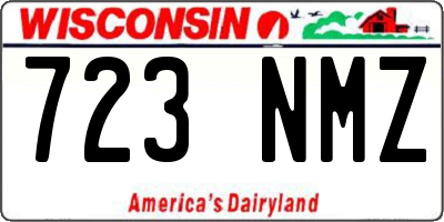 WI license plate 723NMZ