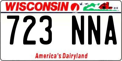 WI license plate 723NNA