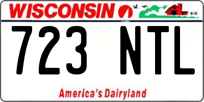 WI license plate 723NTL