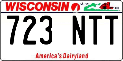 WI license plate 723NTT